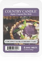 Country Candle Coconut & Blueberry Tart ceară pentru aromatizator 64 g
