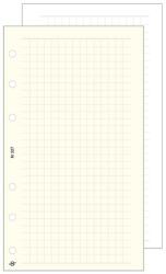 SATURNUS Gyűrűs kalendárium betét SATURNUS M327/F négyzethálós jegyzetlap fehér lapos - rovidaruhaz