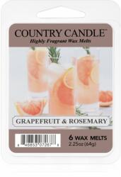 Country Candle Grapefruit & Rosemary ceară pentru aromatizator 64 g