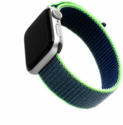 FIXED Nylon Strap Apple Watch 38/40/41mm - neon kék (FIXNST-436-NEBL)