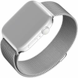 FIXED Mesh Strap Apple Watch 38/40/41mm - ezüstszínű (FIXMEST-436-SL)