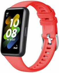 FIXED Silicone Strap Huawei Band 7 - piros (FIXSSTB-1053-RD)