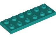 LEGO® 3795c39 - LEGO sötét türkiz lap 2 x 6 méretű (3795c39)