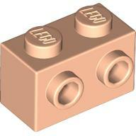 LEGO® 11211c90 - LEGO világos nugát kocka 2 x 1 méretű oldalán 2 bütyökkel (11211c90)