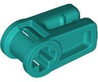 LEGO® 49283c39 - LEGO sötét türkiz technic csatlakozó cső és tengely 90° elforgatva (49283c39)