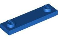 LEGO® 41740c7 - LEGO kék lap 1 x 4 méretű, 2 bütyökkel, peremmel (41740c7)