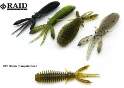 Raid Naluca RAID Egu Bug 6.3cm culoare 001 Green Pumpkin Seed, 8buc/plic (RAID37023)