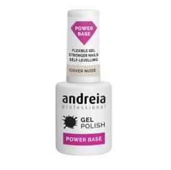 Andreia Professional Baza UV pentru manichiura cu gel polish Power Base Nude, 10.5 ml, Andreia
