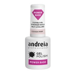 Andreia Professional Baza UV pentru manichiura cu gel polish Power Base Cover Pink, 10.5 ml, Andreia