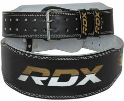RDX Sports Centură fitness 6 Leather Black/Gold M