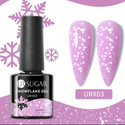 UR Sugar Snowlfake/Hópehely Gél lakk Urx03 lila (urx03)