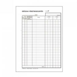 Bluering Időszaki Pénztárjelentés 25x2+2lapos B. 13-21/vx 10db/csomag (nyomtb1321vx) - cartridge