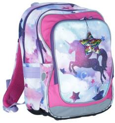 UNIZDRAV Ghiozdan ergonomic de școală cu unicorn