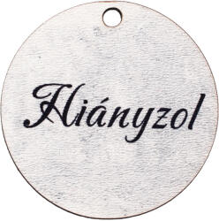 Valex Decor 5db. "Hiányzol" feliratos dekor fa tábla 5cm (GV03-407)