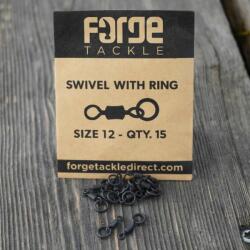Forge Tackle Forge Swivel With Ring Size 12 Gyűrűs Forgó