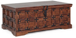 Bizzotto Lada depozitare lemn maro Jaipur 110x63x45 cm (0741142)