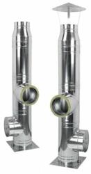 KAMINHORN Cos de fum profesional din inox, dublu izolat, 300/90/5, baza 0 (K30050)