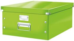 Leitz Cutie depozitare Leitz WOW Click & Store, carton laminat, pliabila, cu capac si maner, 36x20x48 cm, verde (60450054)