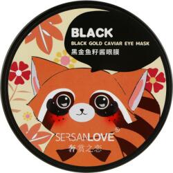 Sersanlove Patch-uri de hidrogel sub ochi, cu extract de caviar auriu și negru - Sersanlove Black Gold Caviar Eye Mask 60 buc Masca de fata