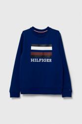 Tommy Hilfiger gyerek felső sötétkék, nyomott mintás - sötétkék 128 - answear - 22 990 Ft