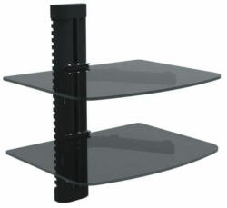 Opticum Üvegpolc DUPLA 360x250x432 mm MAX 10kg