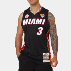 Mitchell & Ness Jersey Mitchell & Ness Miami Heat #3 Dwyne Wade Authentic Road Finals Jersey black