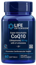 Life Extension Super-Absorbable CoQ10 (Ubiquinone) with d-Limonene lágykapszula 60 db
