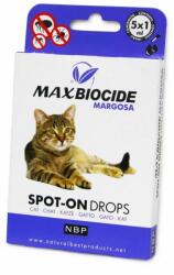  Pipete antiparazitare Pisici Max Biocide Margosa, 5 x 1 ml