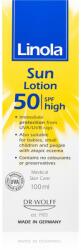 Linola Sun Lotion SPF50 crema pentru bronzat pentru piele uscata spre atopica 100 ml