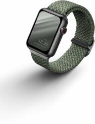 Uniq Aspen Braided Apple Watch 42/44/45/Ultra 49mm - zöld (UNIQ-44MM-ASPGRN)