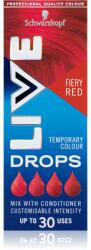 Schwarzkopf LIVE Drops sampon nuantator culoare Fiery Red 30 ml