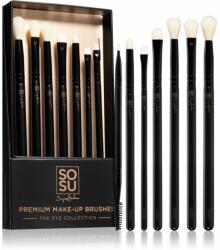 SOSU Cosmetics Premium Brushes The Eye Collection set perii machiaj 7 buc