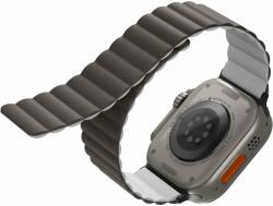 Uniq Revix Reversible Magnetic Apple Watch 42/44/45/Ultra 49mm - szürke/fehér (UNIQ-49MM-REVAGRYDWHT)