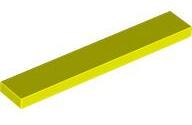 LEGO® 6636c236 - LEGO neon sárga csempe 1 x 6 méretű (6636c236)