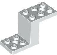 LEGO® 76766c1 - LEGO fehér lépcsős kocka 5 x 2 x 2 1/3 méretű (76766c1)