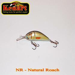 Kenart Vobler KENART Shark Floating 4cm/4gr, NR, Natural Roach (SH4F-NR)