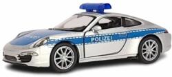 Welly CityDuty: Porsche 911 Carrera S Polizei kisautó, 1: 34 (49720D-POR)