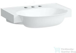 Laufen The New Classic 60x48 mosdó 3 csaplyukkal, túlfolyó nélkül, LCC bevonattal, fehér H8138534001581 (H8138534001581)