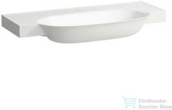 Laufen The New Classic 100x48 cm-es szekrényre illeszthető mosdó csaplyuk és túlfolyó nélkül, matt fehér H8138577571121 (H8138577571121)