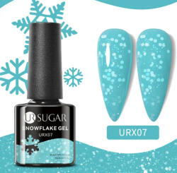  UR Sugar Snowlfake/Hópehely Gél lakk Urx07 türkiz (urx07)