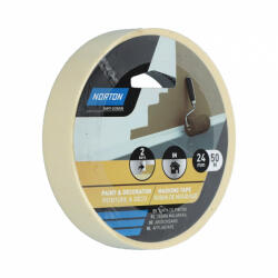 Norton Paint & Decorator festőszalag 24mmx50m, 36 db/csomag (CT210020)