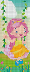Pixelhobby 803023 Hintás kislány szett 30, 5x12, 7cm (803023)