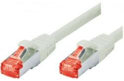  Tecline patch kábel Cat. 6, S/FTP (PiMF), halogénmentes, reteszelő védelemmel, szürke, 5, 0 m Árnyékolt patch kábel keskeny megtörés elleni védelemmel (B0054S7TMA)