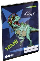 Lizzy Card Füzet LIZZY CARD A/5 32 lapos sima Dino Cool Dino Roar - papiriroszerplaza