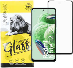 Xiaomi Redmi Note 12 4G / Note 12 5G / Poco X4 Pro 5G / Poco F4 GT üvegfólia, tempered glass, előlapi, 9D, edzett, hajlított, fekete kerettel