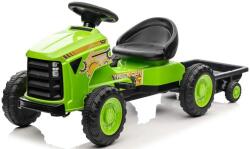 Hollicy Tractoras cu pedale, pentru copii 3-6 ani, Kinderauto G206, culoare Verde