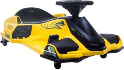 Hollicy Masinuta Kart electric pentru copii 5-11 ani, Rider Drift 360, 180W, 24V, culoare Galbena