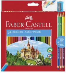 Faber-Castell Creioane colorate Faber-Castell 24+3 culori + ascutitoare (FC110324)