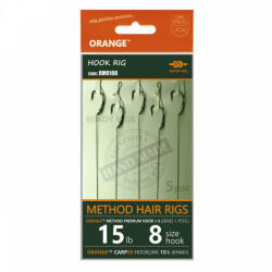 Orange Rig Feeder Orange Series 1 No. 12 15Lb Method Hair Rigs