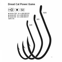 KONGER Carlig Konger Dread Cat® Power Game No. 10/0 Black Nickel 3buc